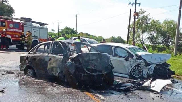 Tragedia en la ruta 307: un muerto y tres heridos tras violento choque ...